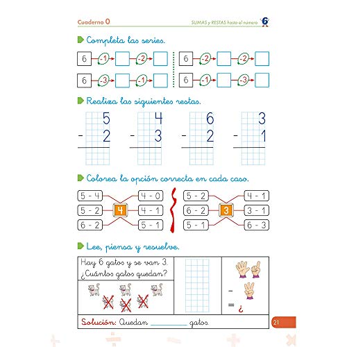 Matemáticas Comprensivas: Cálculo 0 | Educación Infantil | iniciación Sumas y restas | Editorial Geu (Niños de 3 a 5 años)