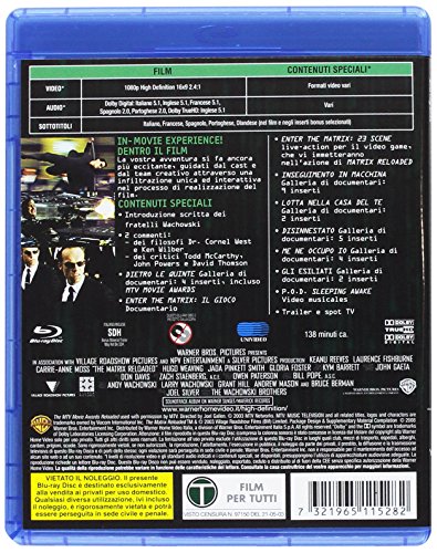 Matrix - Trilogy (3 Blu-Ray) [Italia] [Blu-ray]