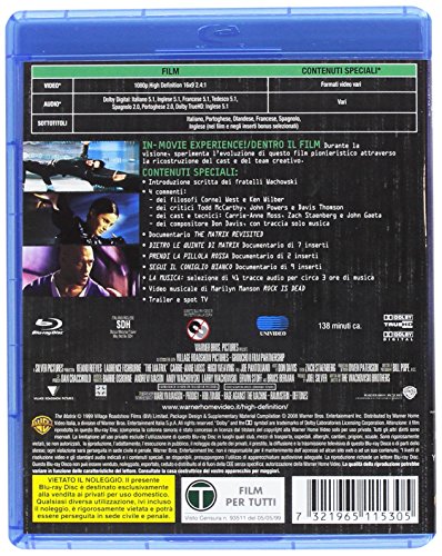 Matrix - Trilogy (3 Blu-Ray) [Italia] [Blu-ray]