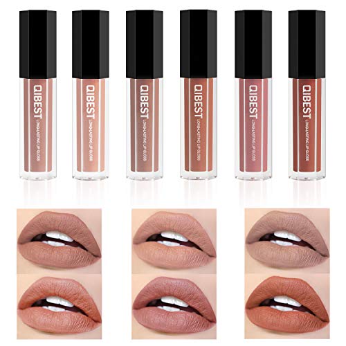 Matte Liquid Lipstick Set, 6 Pcs Superstay Mate Ink Waterproof Lip Gloss Beauty Lips Makeup Set