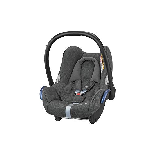 Maxi-Cosi CabrioFix, Silla de auto, reclinable y seguro para bebé, 0-12 meses, 0-13 kg, Sparkling Grey (gris)