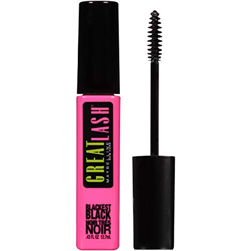 MAYBELLINE - Great Lash Washable Mascara 100 Blackest Black - 0.43 fl. oz. (12.7 ml)
