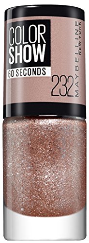 Maybelline New York Color Show esmalte de uñas 232 Rose Chic, 3 Pack (3 x 7 ml)