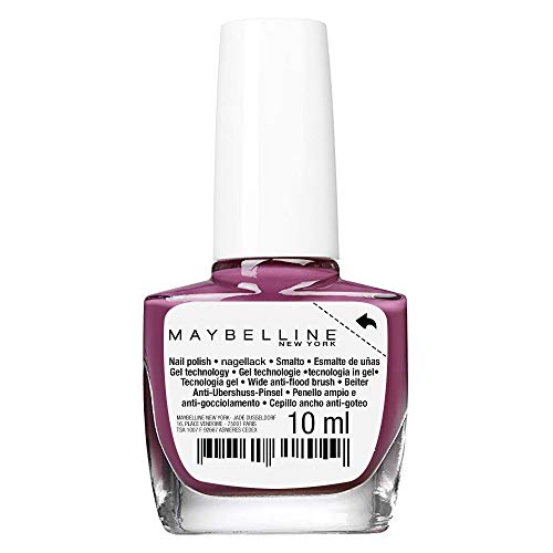 Maybelline New York - Superstay 7 Días, Esmalte de Uñas Efecto Gel, Tono 255 Mauve On