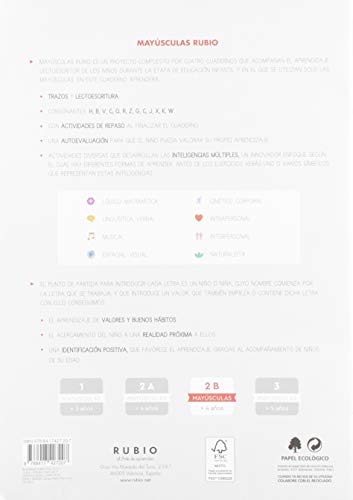 Mayúsculas RUBIO 2B: 3