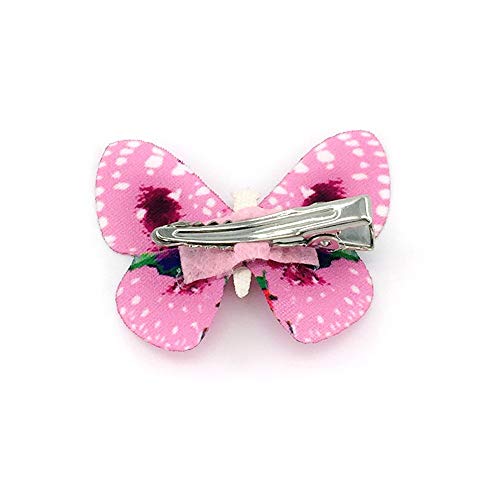 mciskin - Minipasadores pequeños para el pelo en forma de mariposa, pasadores de purpurina para mujer, chica y niña (8 unidades - mariposas de colores)