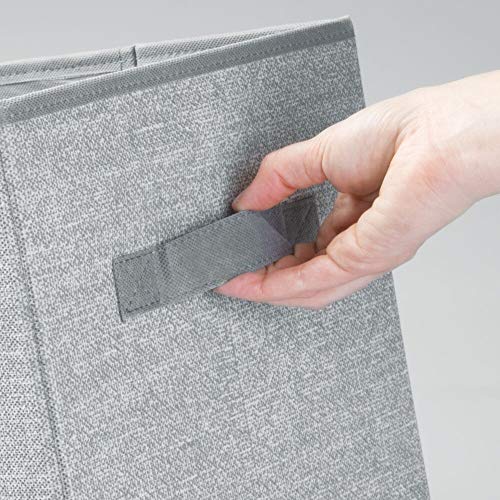 mDesign Organizador de juguetes set x2 - Cajas de almacenaje para el cuarto o el armario de los niños - Práctico guarda juguetes - Tamaño grande - cada caja mide 26,67 cm x 26,67 cm x 27,94 cm