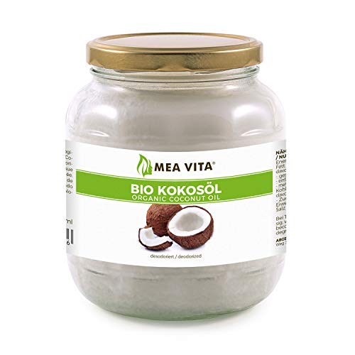 Meavita Aceite De Coco Orgánico Meavita, Insípido Desodorizado - 1000 ml