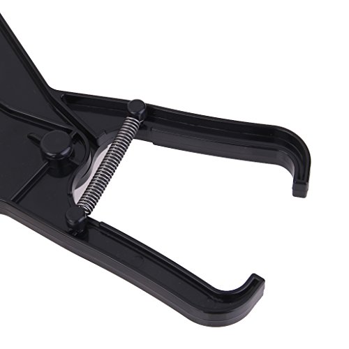 Medidor de grasa corporal, analizador de salud y condición física, 0-80 mm, color negro