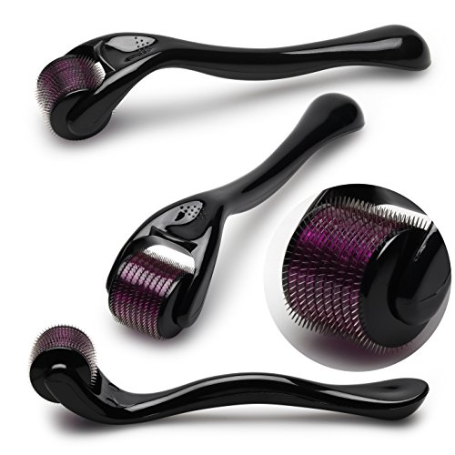 MedX5 (Upgrade 2019 Dermaroller 1,5 mm (agujas de acero inoxidable), Derma Roller contra cicatrices profundas y celulitis grave, Medical Device Class I