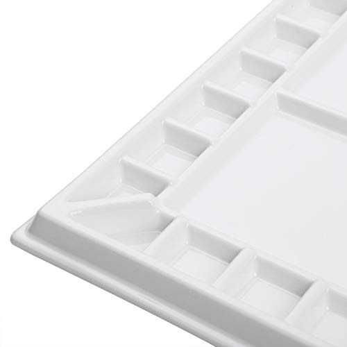 Meeden Studio - Paleta de pintura para acuarela, 13 x 10 pulgadas, para acuarela, 17 pozos