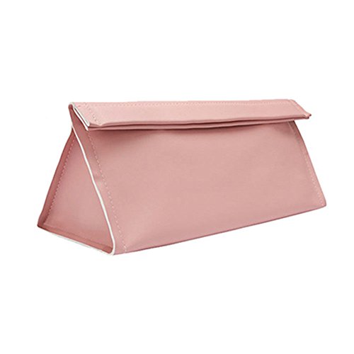 Meijunter PU Bolsa para Dyson Airwrap/Supersonic Hair Dryer - Secador de Pelo Cuero de PU Estuche Viajes Funda Bolso Case(Rosado)