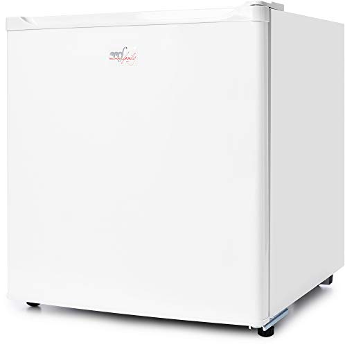 Melchioni ARTIC47LT Mini frigorífico con congelador, Minibar Pequeño, 47 litros, Temperatura ajustable, Mini nevera electrica, Portatil, Silenciosa