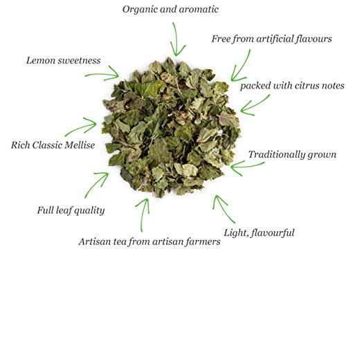 Melisa orgánica infusión hojas - Limón dulce - Melissa officinalis - toronjil - limoncillo - la melisa u hoja de limón - 50g