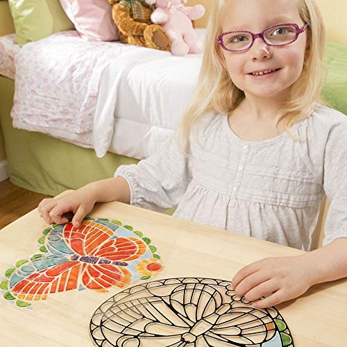 Melissa & Doug- Stained Glass - Butterfly (19295) , color/modelo surtido