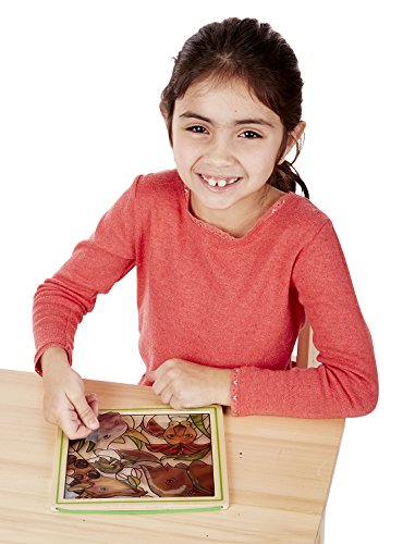 Melissa & Doug- Stained Glass Made Easy - Safari, Multicolor (19436)