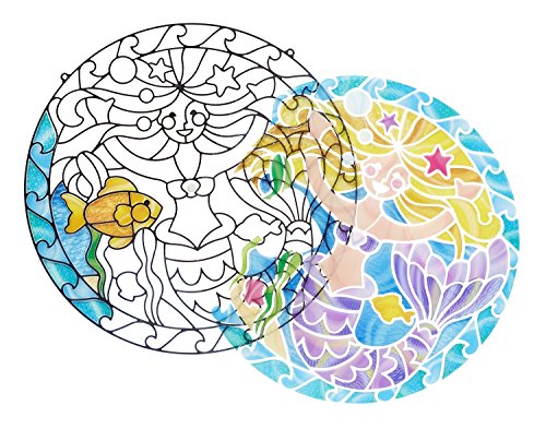Melissa & Doug- Stained Glass - Mermaid (19292)