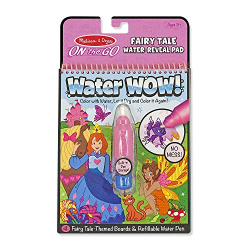 Melissa & Doug- Water Wow Fairy Tale Bloc Revelador para Colorear, Multicolor (19415)