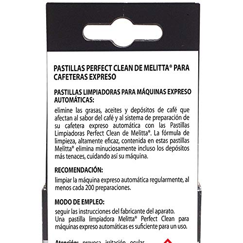 Melitta 178599 - Pastilla limpiadoras para cafeteras