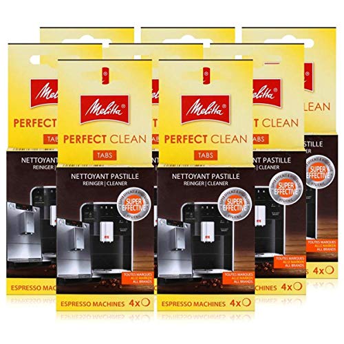 Melitta Perfect Clean Espresso Machines – Pastillas 4 x limpieza 1,8g (8 unidades)