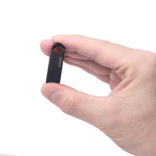 Memorias USB 32GB, Mini Pendrive 32GB USB Unidad Flash Impermeable Memoria Stick 32 GB Colgante para Almacenamiento de Datos Externo