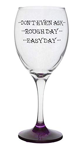 Memories-like-these - Copa de vino con mensaje divertido para chica (en inglés, pintada a mano), color morado