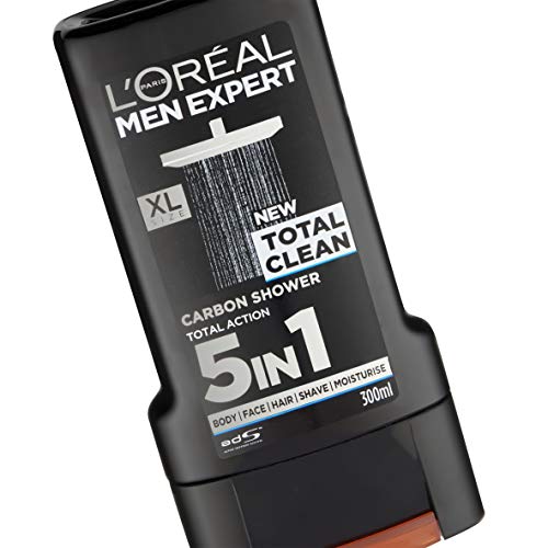 Men Expert Gel de ducha 300 ml total Clean