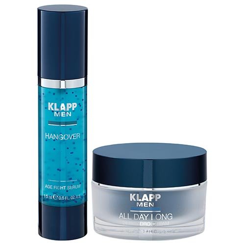  – : Men Face Care Set All Day Long – 24H Hydro Cream + Hangover Fight Serum (1 unidades)