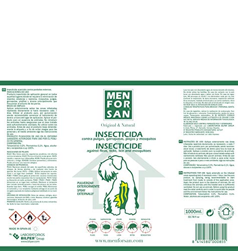 MENFORSAN Insecticida Perros - 1 Litro