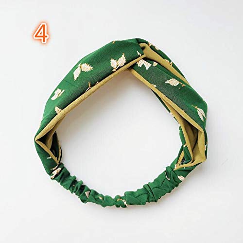 MENGYANG Banda para El Cabello Diadema con Estampado Floral, Diadema para Niña, Diadema con Estampado Floral, Lazos Elásticos para El Cabello para Lavar La Cara, Accesorios para El Cabello