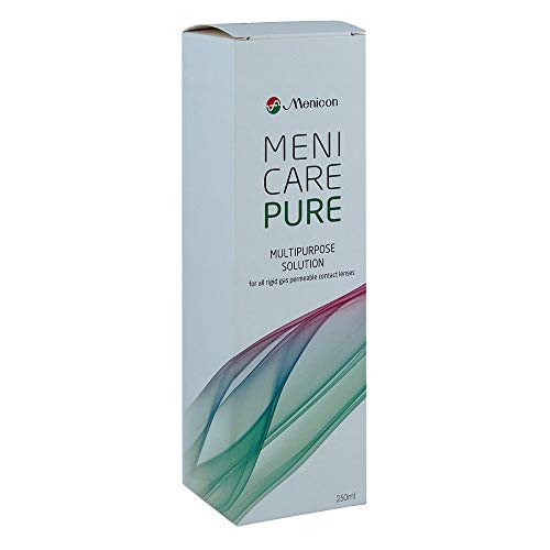 Menicare Puro multiuso solution 250 ml para todos Permeables Al Gas Lentillas