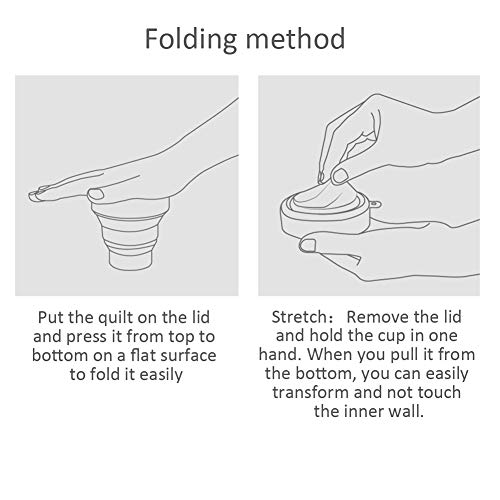 Menstrual Cup-Care para la salud femenina, copa de cuidado de la salud menstrual más grande y reutilizable (L) + taza esterilizadora plegable