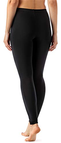 Merry Style Leggins Largos Mallas Deportivas Mujer MS10-143 (Negro, S)