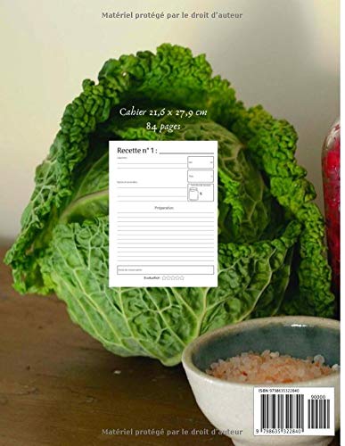Mes conserves de légumes: lacto-fermentation, 40 fiches recette à remplir