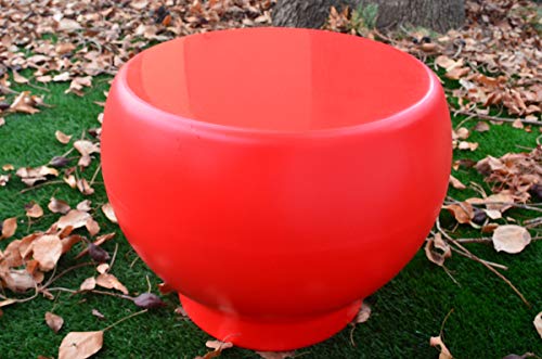 Mesa outdoor - indoor, mesita auxiliar color rojo, modelo OU