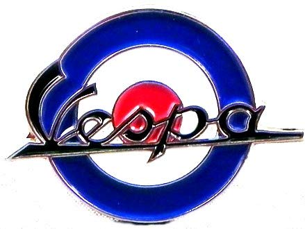 Metal Esmalte Pin Broche para patinete MOD RAF ROUNDEL – Vespa