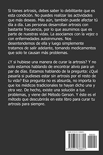 Método Gerson para la Artrosis: La Cura Natural para la Artrosis que las Farmacéuticas se Esfuerzan por Ocultar