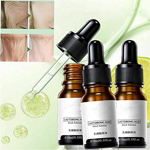 mfpthxf Esencia de ácido lactobiónico de poros Cero, régimen Completo de suero Facial con súper hidratación de la Piel, máquina de suero para el Rostro para minimizar los poros y rejuvenecer (1pcs)