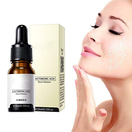 mfpthxf Esencia de ácido lactobiónico de poros Cero, régimen Completo de suero Facial con súper hidratación de la Piel, máquina de suero para el Rostro para minimizar los poros y rejuvenecer (1pcs)