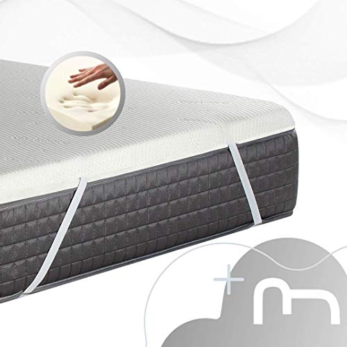 MI CAMA ME LLAMA ESPECIALISTAS EN DESCANSO Topper viscoelástico Cubrecolchon - Grosor 4CM (135x180x4)