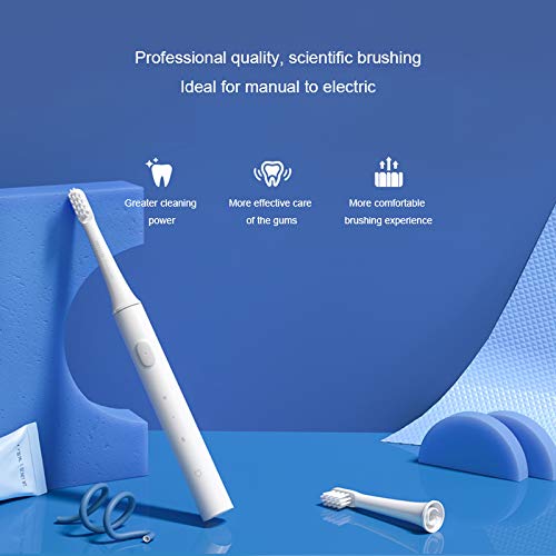 MI Mijia T100 Cepillo de dientes eléctrico sónico Cepillo de dientes automático ultrasónico para adultos inteligente Cepillo de dientes impermeable recargable USB