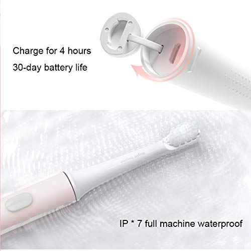 MI Mijia T100 Cepillo de dientes eléctrico sónico Cepillo de dientes automático ultrasónico para adultos inteligente Cepillo de dientes impermeable recargable USB