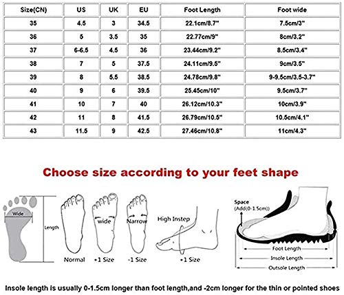 MIAOXIAO Mujer Sandalias Punta Abierta Cuero Cómodo Sandalias de Caminar Antideslizantes Cierre de Velcro, Sandalias Planas, Plataforma Abierta, Zapatos de Playa,4,41