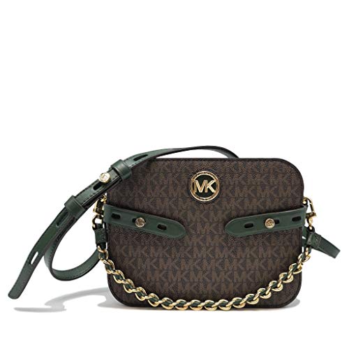 Michael Kors Bolso Carmen Lg Camera Xbody Modelo 32F0GNMC7B Color Verde (309 Moss)