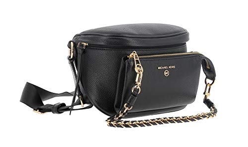 Michael Kors Bolso de riñonera Slaterde piel martillada negra