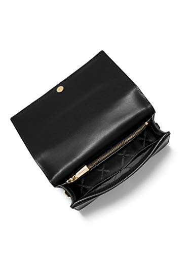 Michael Kors Bolso Jet Set Grande Con Tachas Y Cadena Modelo 32S0GJ6C7T (001 Black)