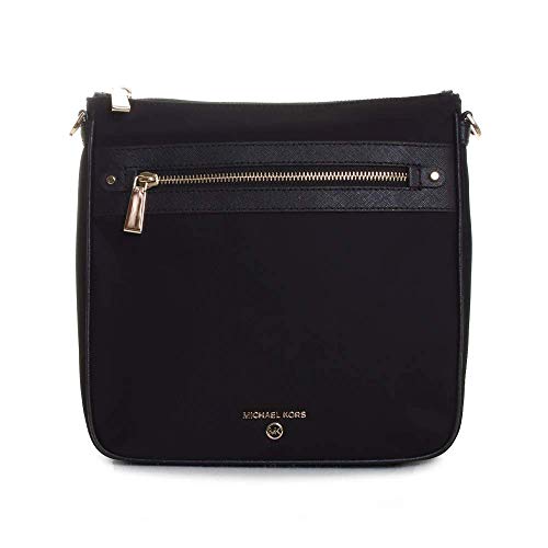 Michael Kors Bolso Messenger Jet Set Charm De Gabardina Nylon Modelo 32H9GT9C3C Color Negro