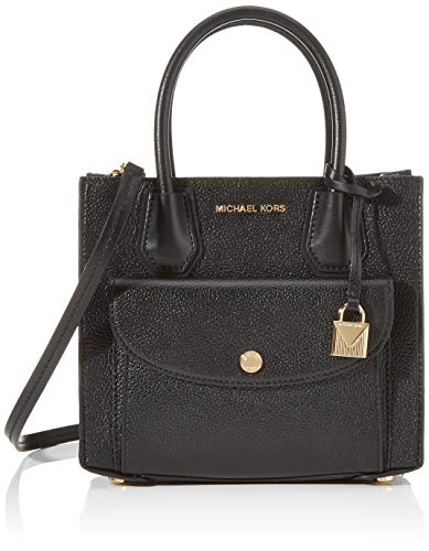Michael Kors Mercer, MD POCKET MSGR para Mujer, NEGRO, Medium