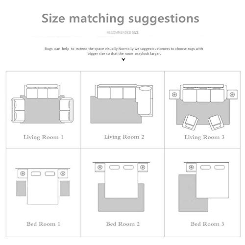 Michance Alfombrilla Antideslizante A Prueba De Humedad De Estilo Europeo, Alfombra Suave De Fibra Extrafina Y Agradable para La Piel, Adecuada para Sala De Estar, Dormitorio, Jardín De Infantes
