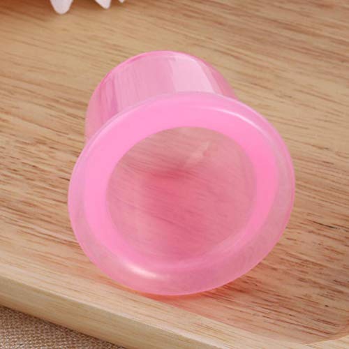 MILISTEN 7 Piezas Conjunto de Ventosas Taza de Ventosas de Silicona Cara Cuerpo Ventosas Masaje Cuidado de La Salud Herramienta de Belleza Dispositivo para Anti Celulitis Higroscópico Rosa